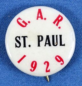1929 GAR St. Paul Celluloid Pin