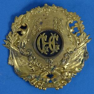Connecticut Governor's Horse Guard Shako Plate