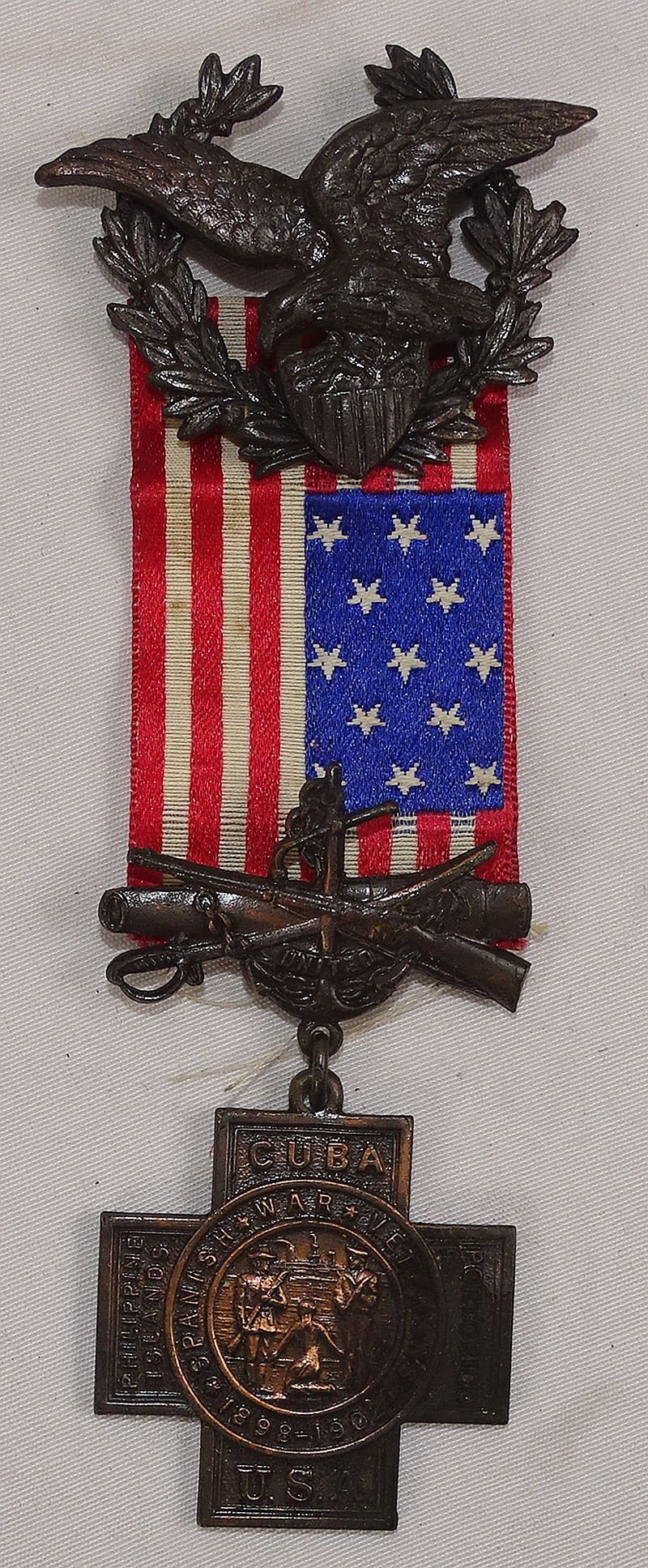 Named U.S. Navy Spanish American War Boxed Medals Group — image 10