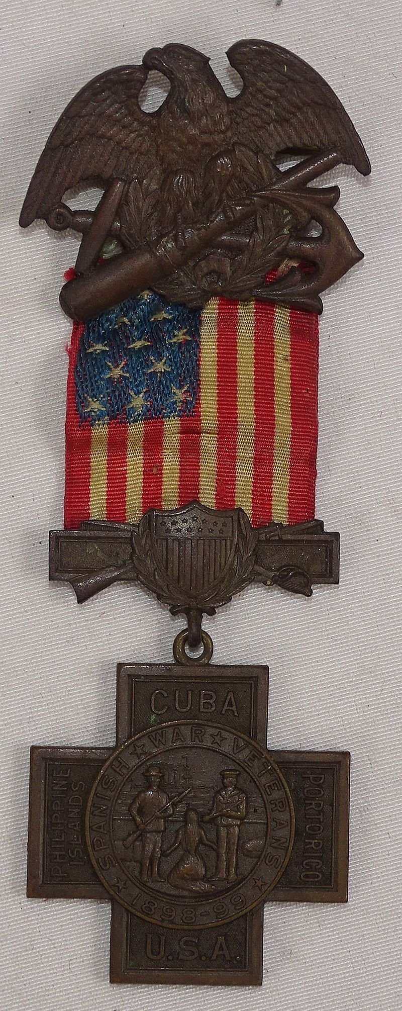Named U.S. Navy Spanish American War Boxed Medals Group — image 15