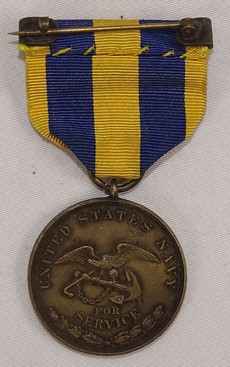 Named U.S. Navy Spanish American War Boxed Medals Group — image 4