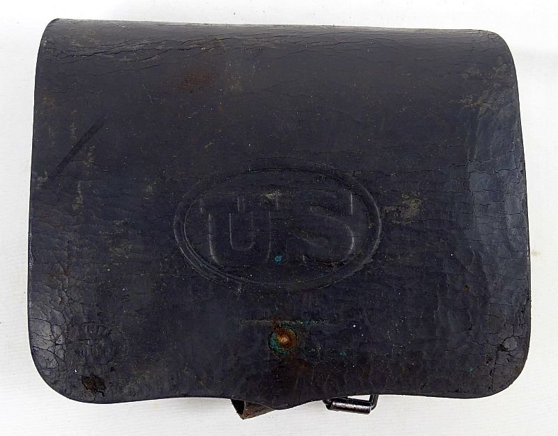 Civil War Cartridge Box by S.H. Young & Co. of Newark