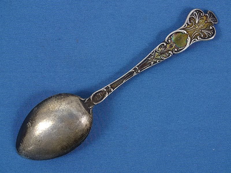 Sterling Silver Gettysburg Souvenir Spoon Engraved with General Meade's Headquarters — image 3
