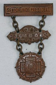 United Spanish War Veterans Senior Vice President Badge