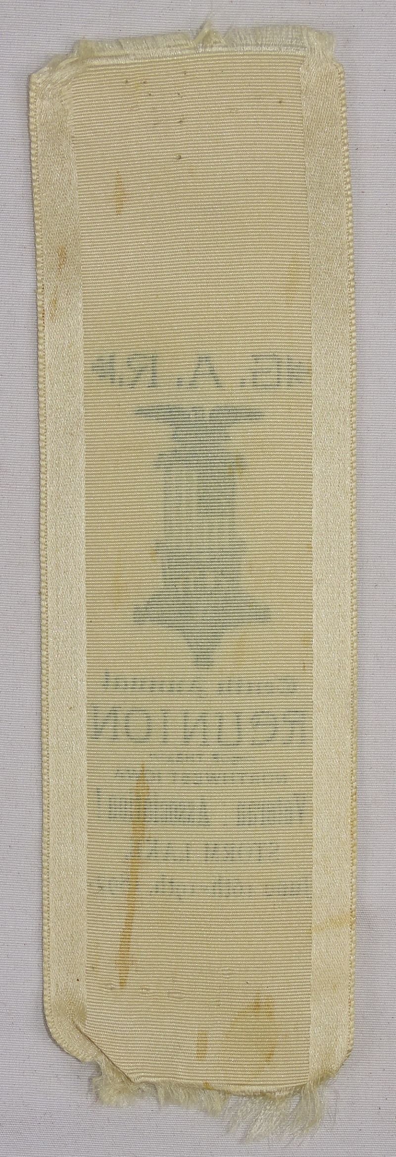 1892 GAR Northwest Iowa 10th Annual Reunion Ribbon — image 2