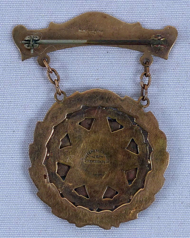 United Spanish War Veterans Auxiliary Past President Badge — image 2