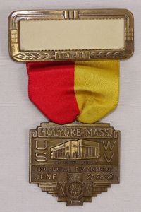 1941 United Spanish War Veterans Holyoke, Massachusetts 49thAnnual Encampment Badge
