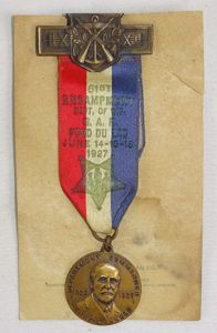 1927 GAR Department of Wisconsin 61st Encampment Badge on Retailer …