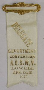 1911 United Spanish War Veterans Department Convention Lowell, Massachusetts Delegate …