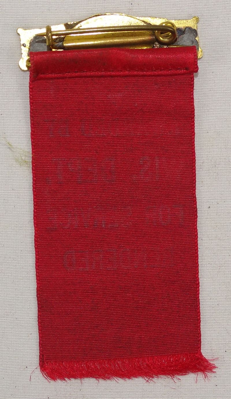 GAR Wisconsin Department 'For Service Rendered' Badge — image 2