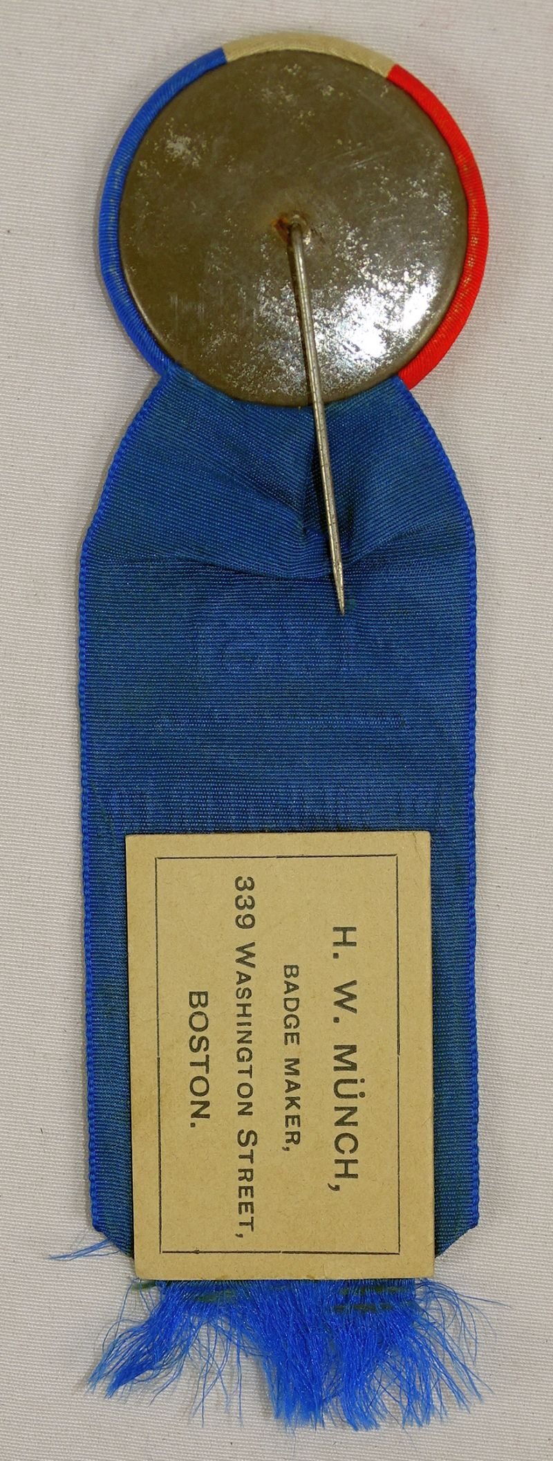 1896 1st Volunteer Company of Cambridge Badge — image 2