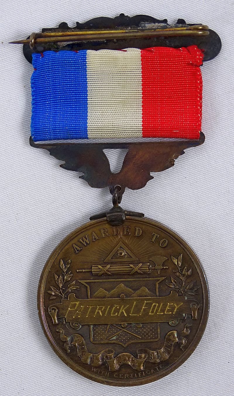 Cased and Named Colorado Spanish American War Medal in Mailing Box — image 3