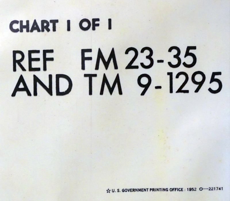 1952 Dated M1911A1 .45 Service Pistol Disassembly Mat — image 3