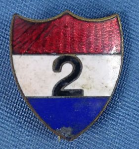 1910 / 1914 First Field Army 2nd Division Badge