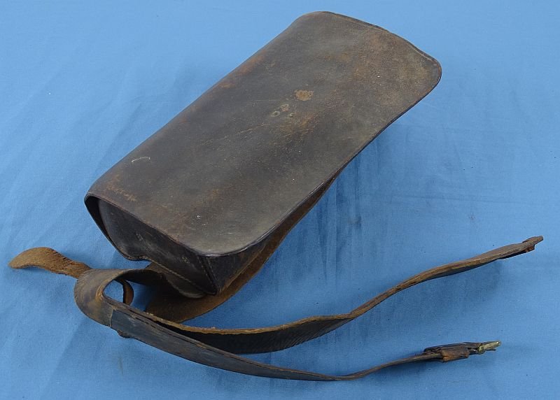 US Federal Period Belly Cartridge Box With Belt — image 5