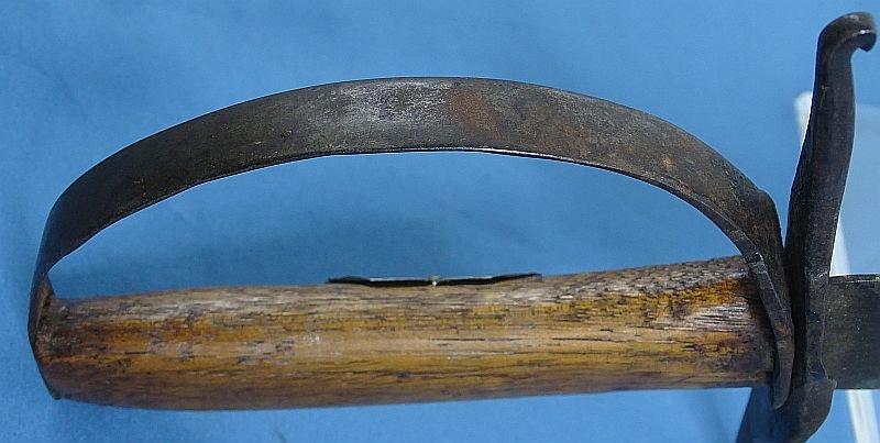 Confederate D Guard Bowie Knife with Tooled Leather Sheath and Shiloh Attribution Plate on a GAR Donation Plaque — image 13