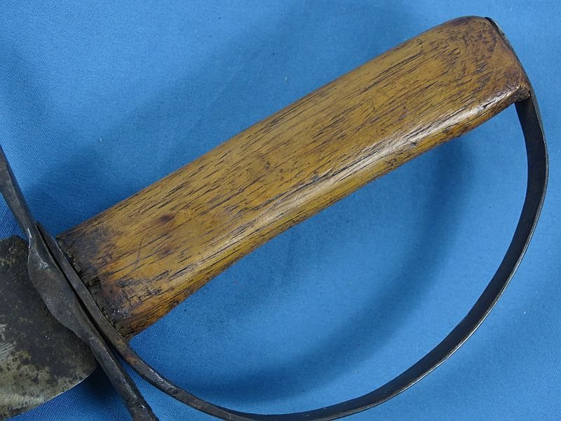 Confederate D Guard Bowie Knife with Tooled Leather Sheath and Shiloh Attribution Plate on a GAR Donation Plaque — image 7