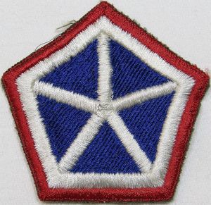 German Made 5th Corps Artillery Patch