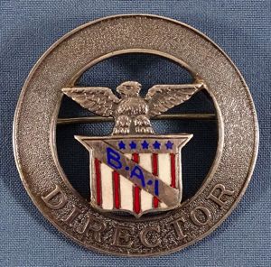 Sterling B.A.I. Bank Administration Institute Director Badge