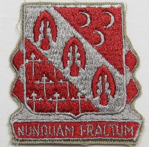 7th Artillery Regiment Patch