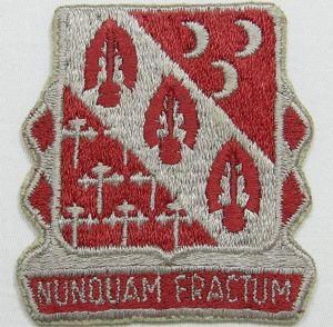 7th Artillery Regiment Patch