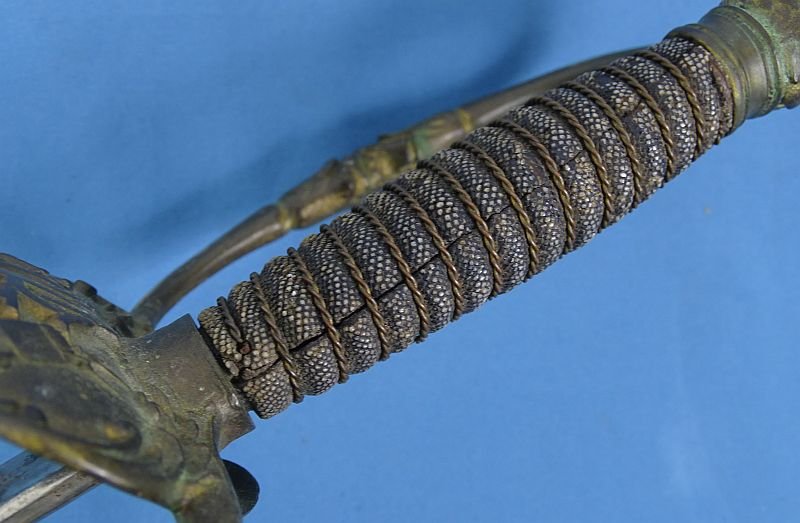 Etched GAR Civil War Veteran Sword of Massachusetts 'Fletcher Webster Post 13' by Ames — image 9