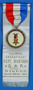 1905 GAR Department of Montana Encampment Ribbon