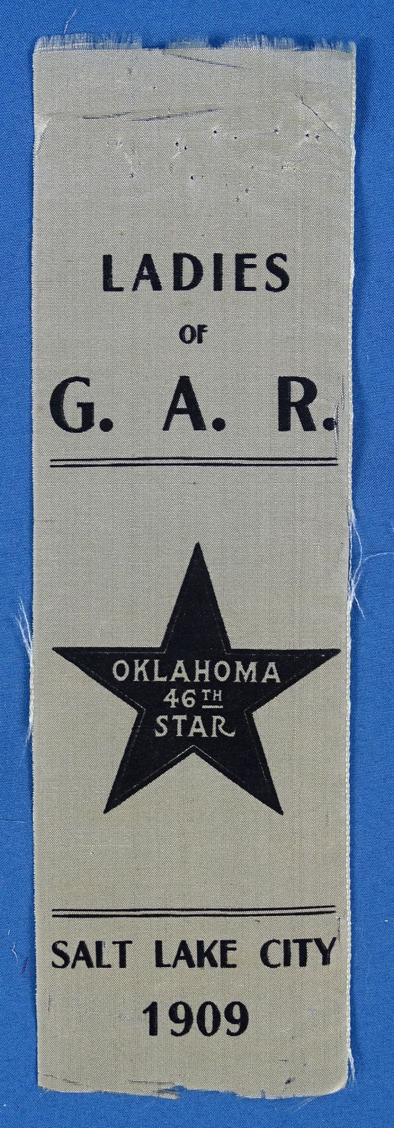 1909 Salt Lake City Ladies of the GAR Ribbon