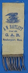 GAR Bartlett Post 49 Newburyport Massachusetts Ribbon
