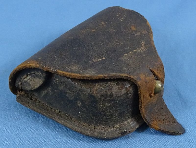 Civil War Leather Percussion Cap Box — image 3