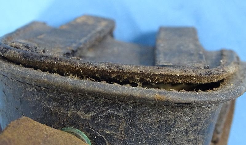 Civil War Leather Percussion Cap Box — image 6