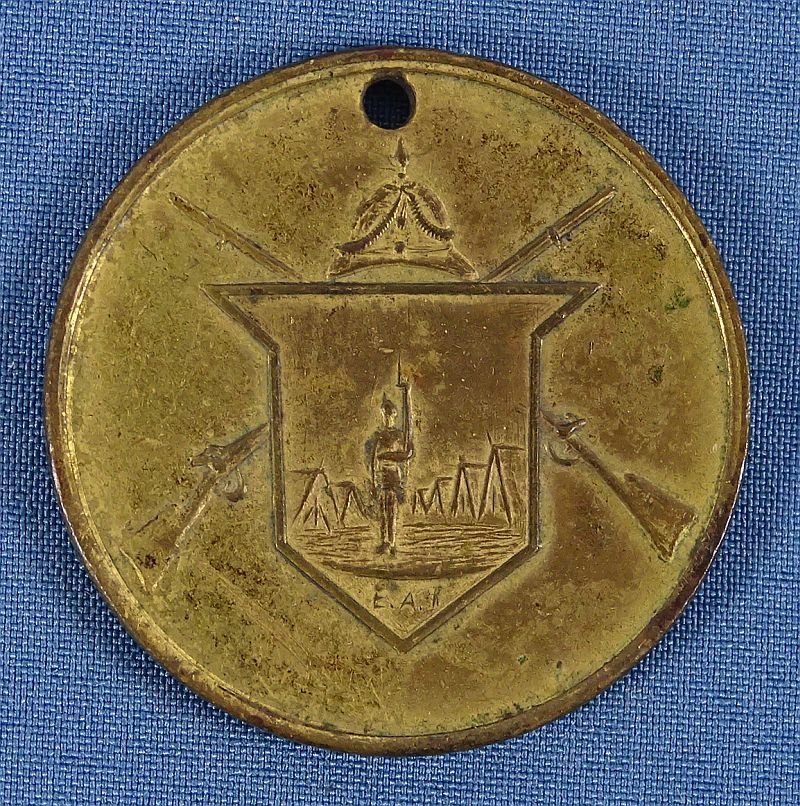 1887 International Military Encampment Chicago Token — image 2