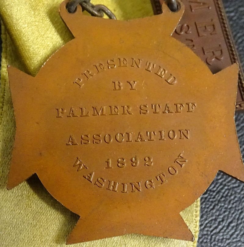 1892 GAR Palmer National Staff Badge — image 3