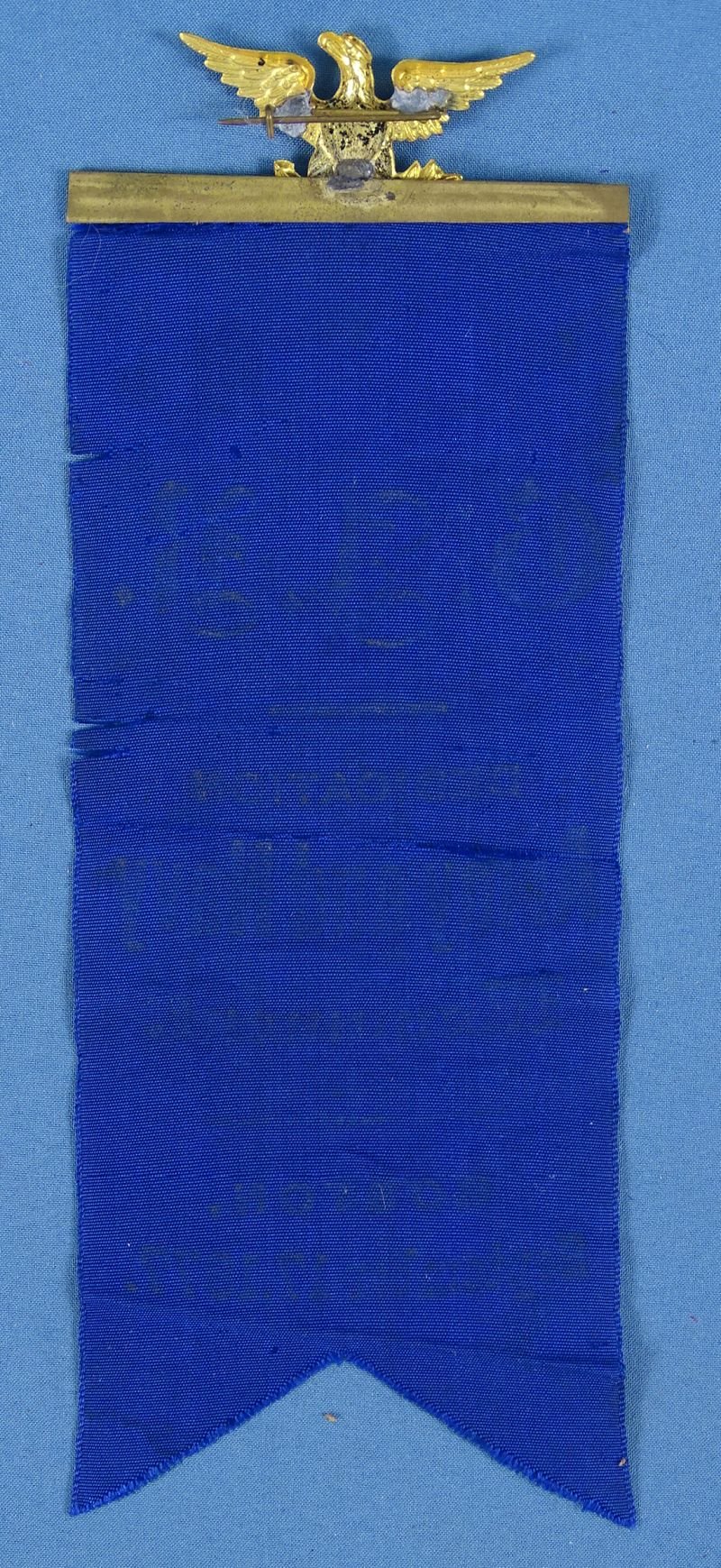 1877 Boston GAR Army and Navy Monument Dedication Ribbon — image 2