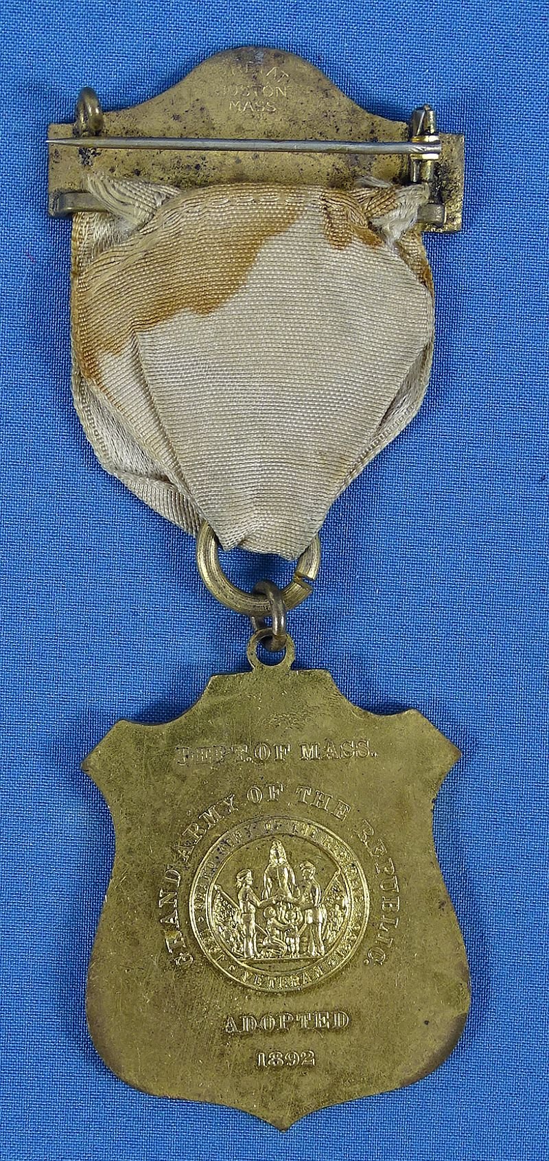 GAR Department of Massachusetts Member Badge — image 2