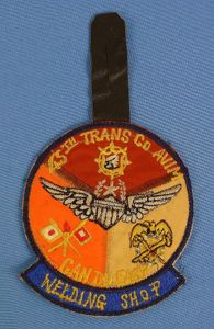 U.S. Army Welding Shop 45th Transportation Company AVIM Pocket Hanger