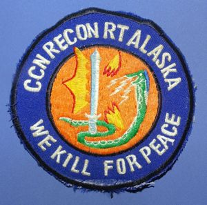 1980's CCN Recon RT Alaska Special Forces Patch