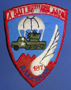 Korean Made 187th Airborne Rakkasan A Battery 88th ABN AABN …
