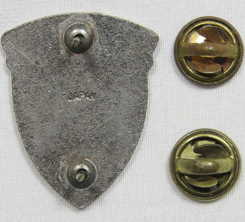 Japanese Made 1st Cavalry Division Artillery Unit Beercan Crest / DUI — image 2