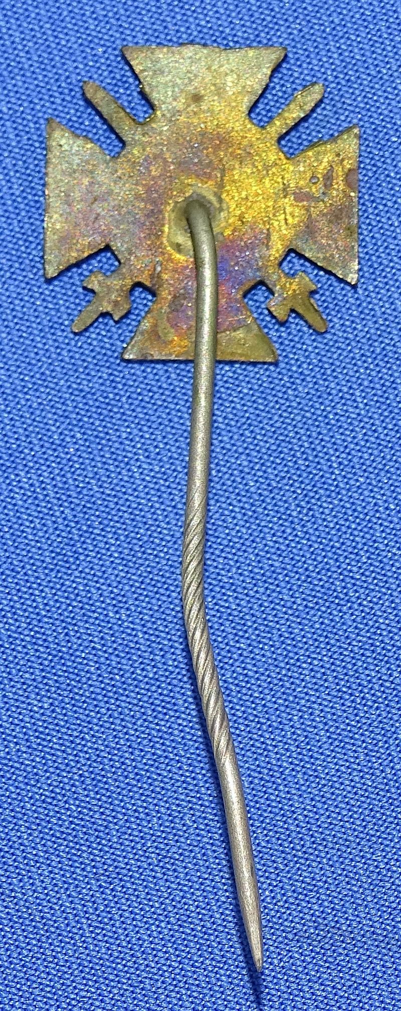 Hindenburg Front Fighter Honor Cross Stickpin — image 2