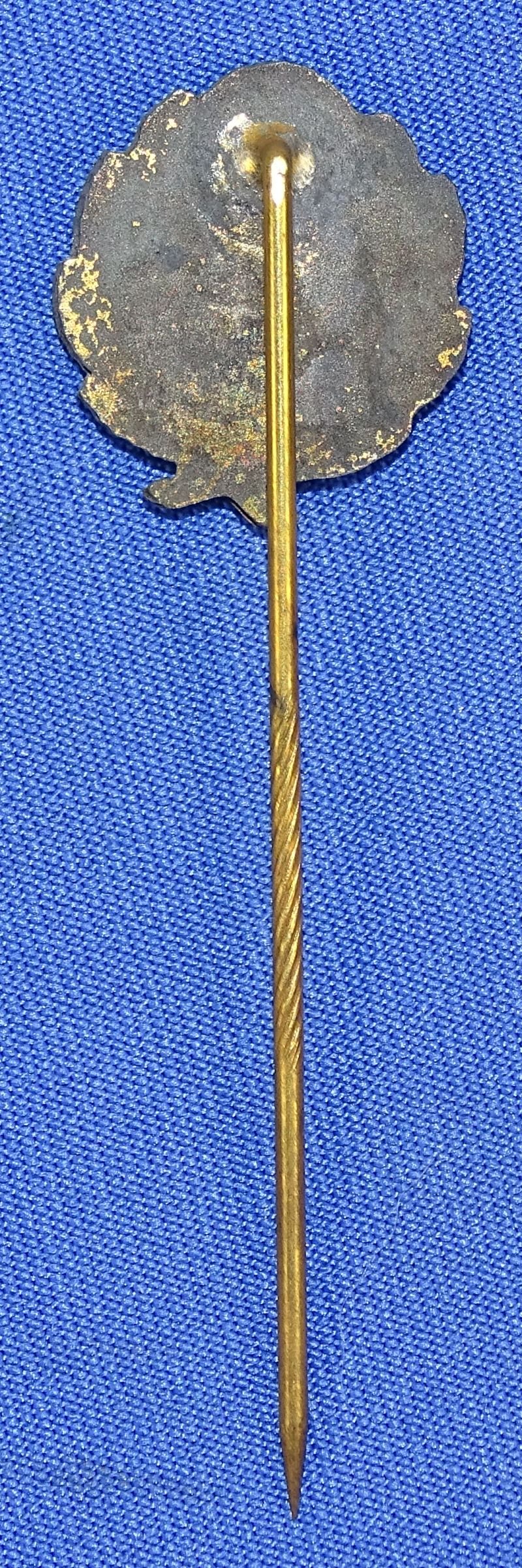 Army / Waffen SS Gold Driver Badge Stickpin — image 2