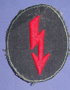 German Army Artillery Signals Operator Cloth Trade Badge