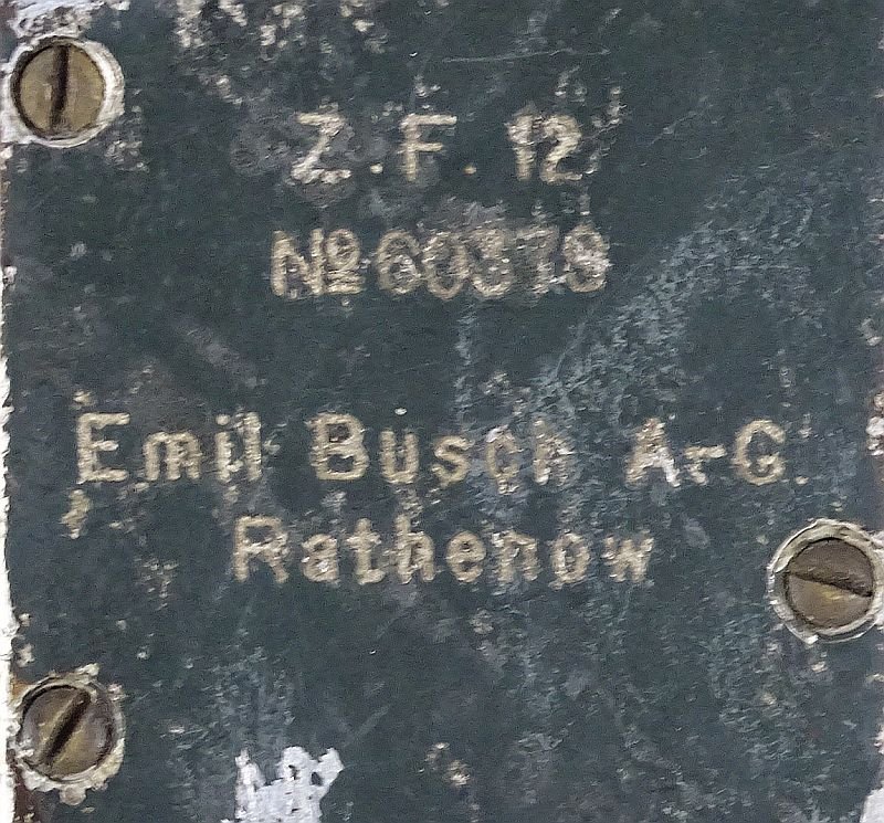 German WWI MG 08 Machine Gun Z.F.12 Telescopic Optical Sight by Emil Busch A.-G. — image 3