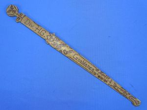 1943 Hermann Goring Division Afrika Korps Prisoner of War Carved …