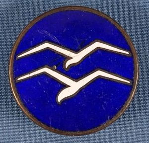 German Class 'B' Civil Glider Proficiency Lapel Badge