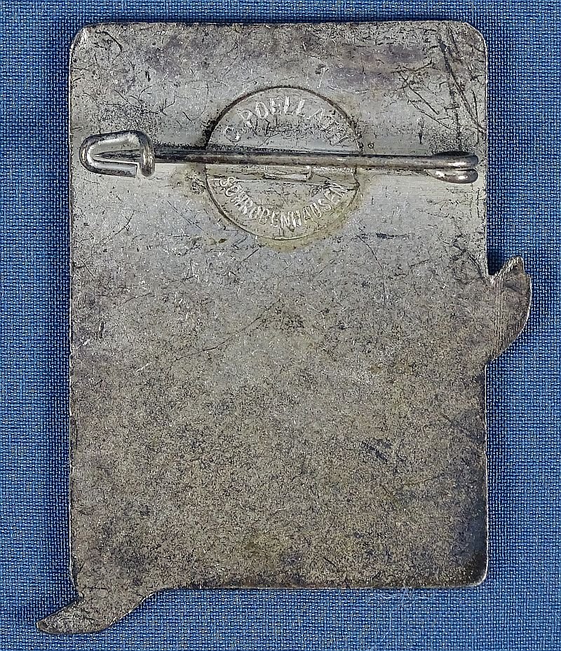 1934 Deutsche u. Wehrmacht Ski Meisterschaften Berchtesgaden Badge — image 2