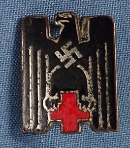 German Red Cross Member Lapel Badge