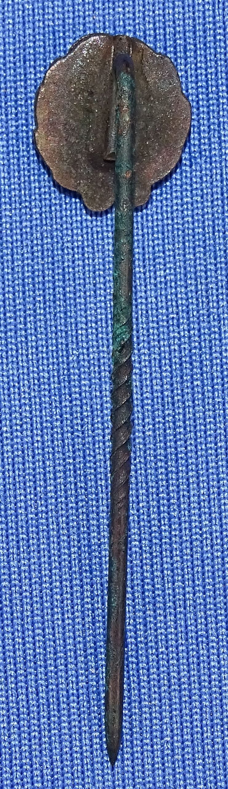 German Army Bronze Driver Badge Stickpin — image 2