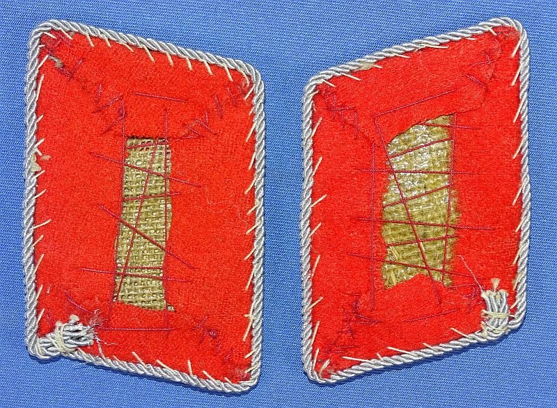 Pair of Luftwaffe Flak Leutnant Collar Tabs — image 2