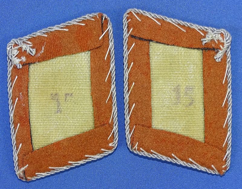 Pair of Luftwaffe Signal's Major Collar Tabs — image 2